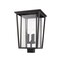 Z-Lite Seoul 3 Light Outdoor Post Mount Fixture, Oil Rubbed Bronze & Clear 571PHXLS-ORB - alternate 2